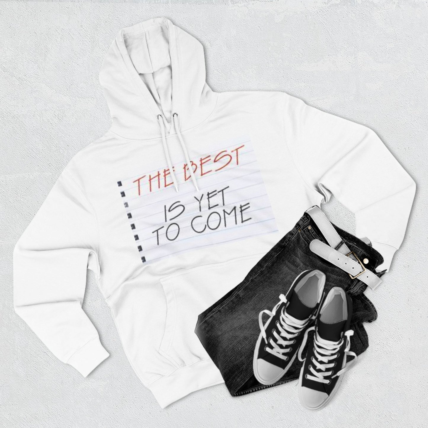 Three-Panel Fleece Hoodie S93