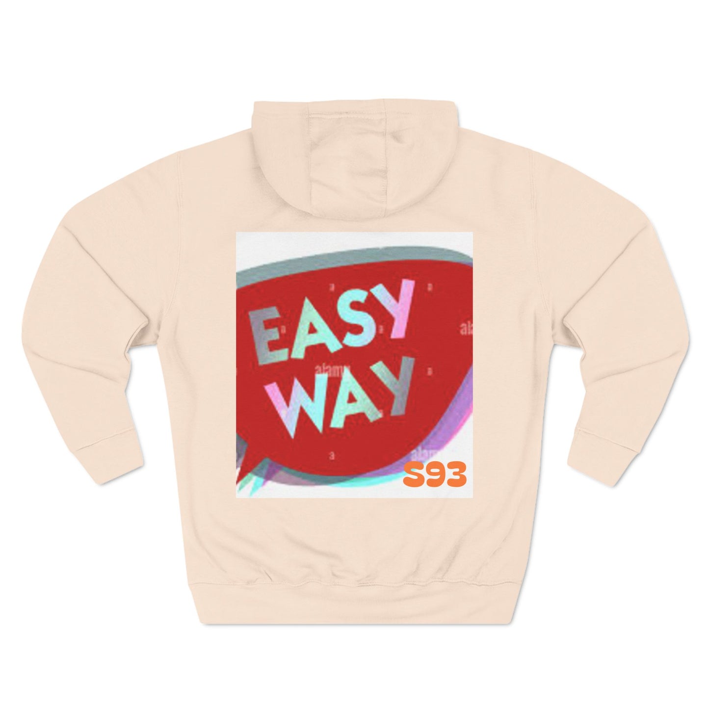 Three-Panel Fleece Hoodie S93