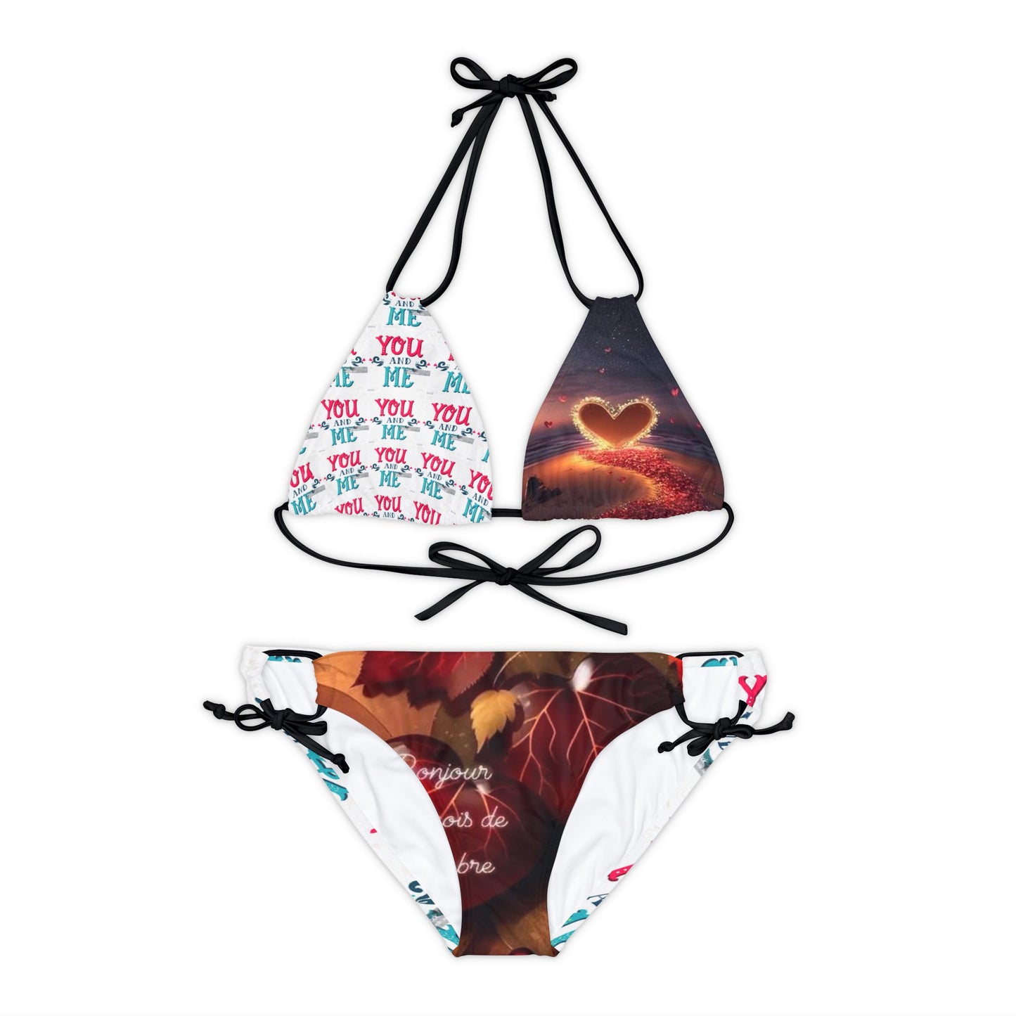 Strappy Bikini Set (AOP) s93