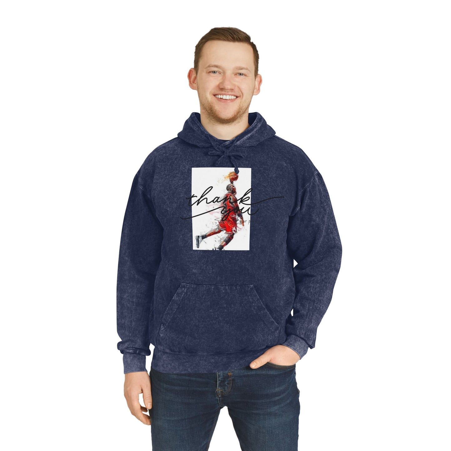 Unisex Mineral Wash Hoodie S93