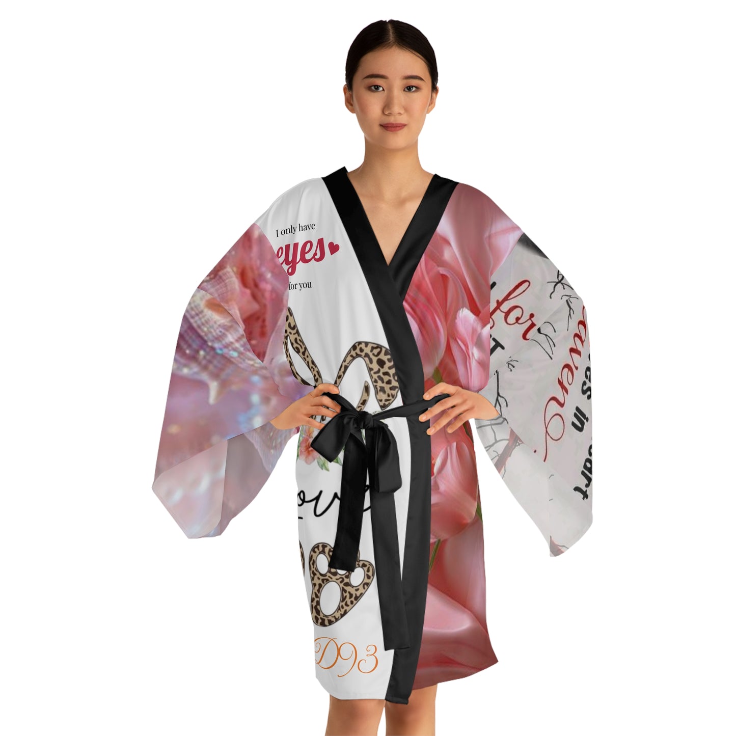 Long Sleeve Kimono Robe (AOP) S93