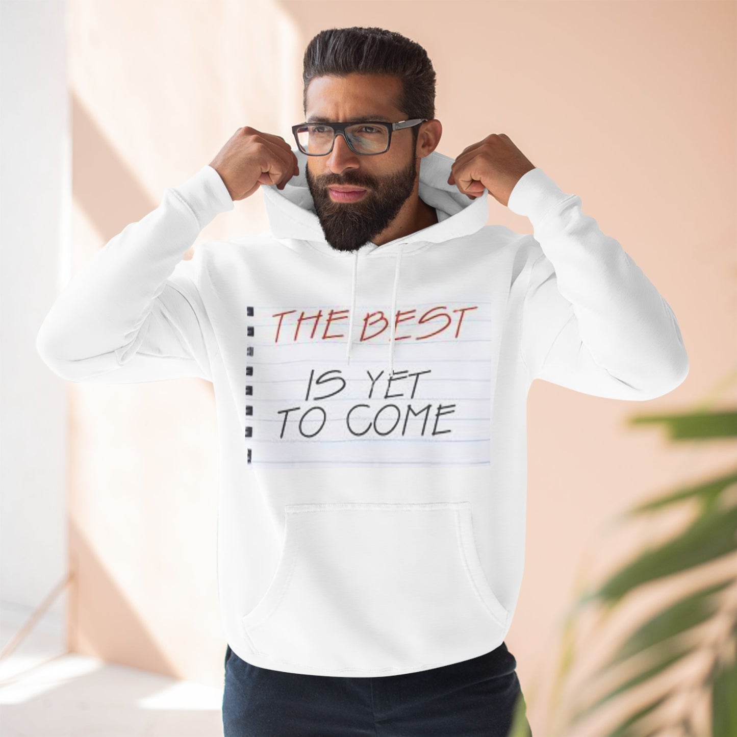 Three-Panel Fleece Hoodie S93