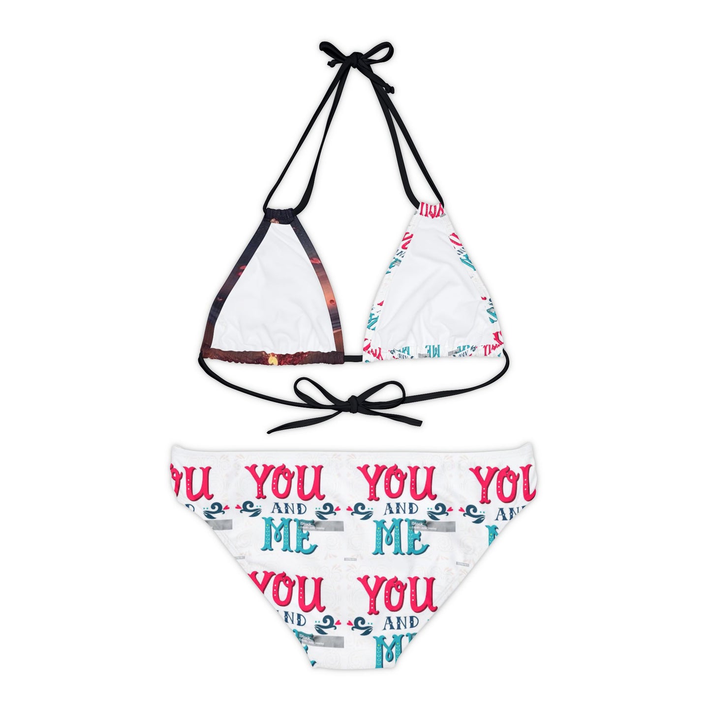 Strappy Bikini Set (AOP) s93
