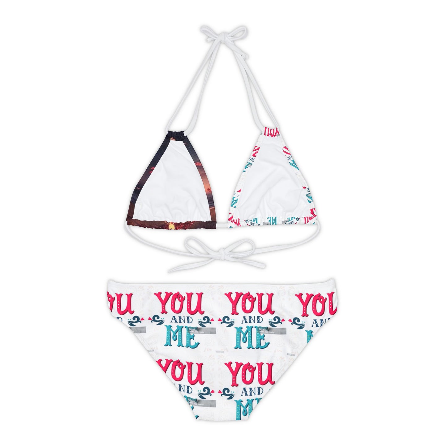 Strappy Bikini Set (AOP) s93