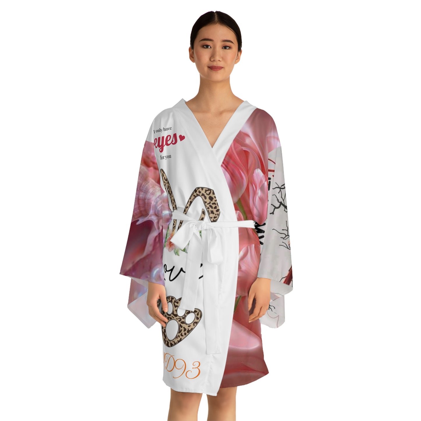 Long Sleeve Kimono Robe (AOP) S93