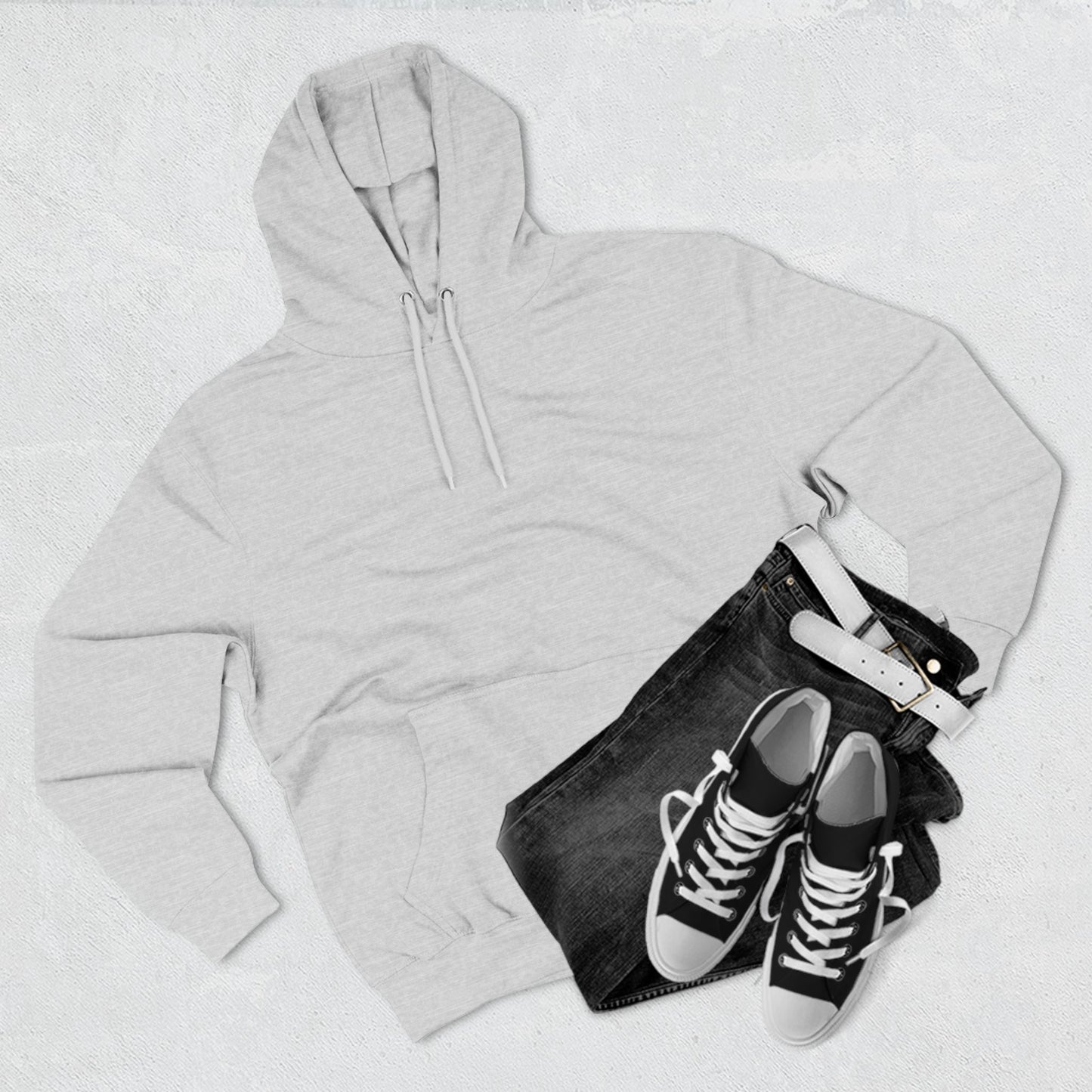 Three-Panel Fleece Hoodie S93