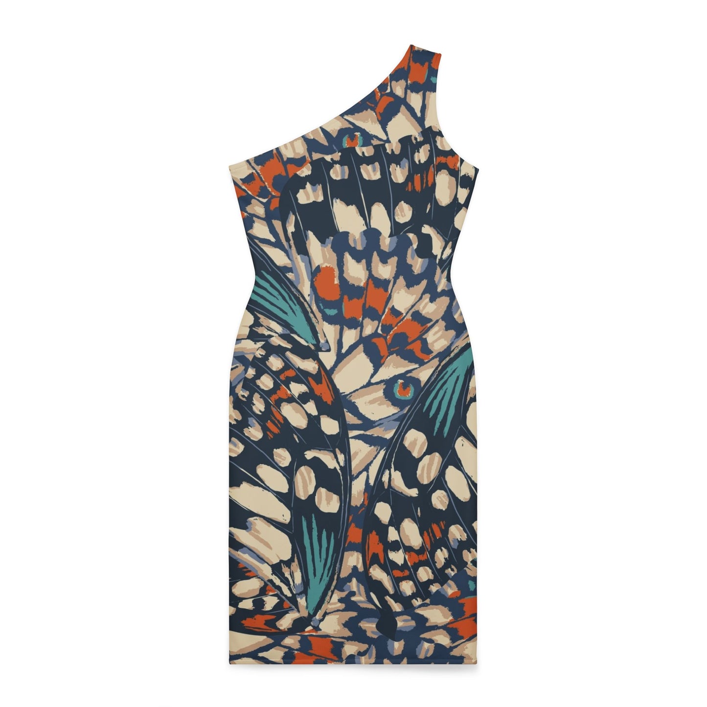 Shoulder Dress (AOP) S93