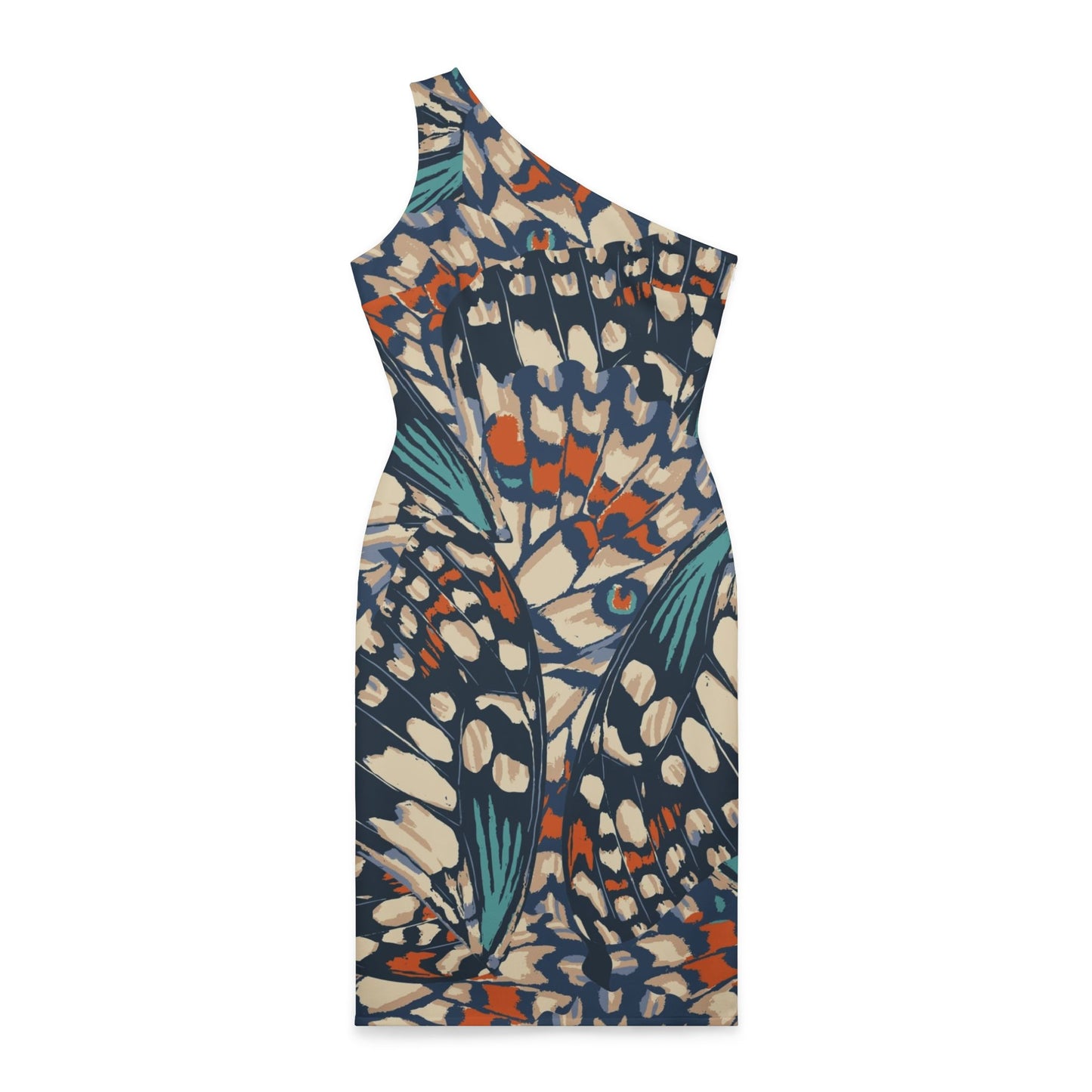 Shoulder Dress (AOP) S93