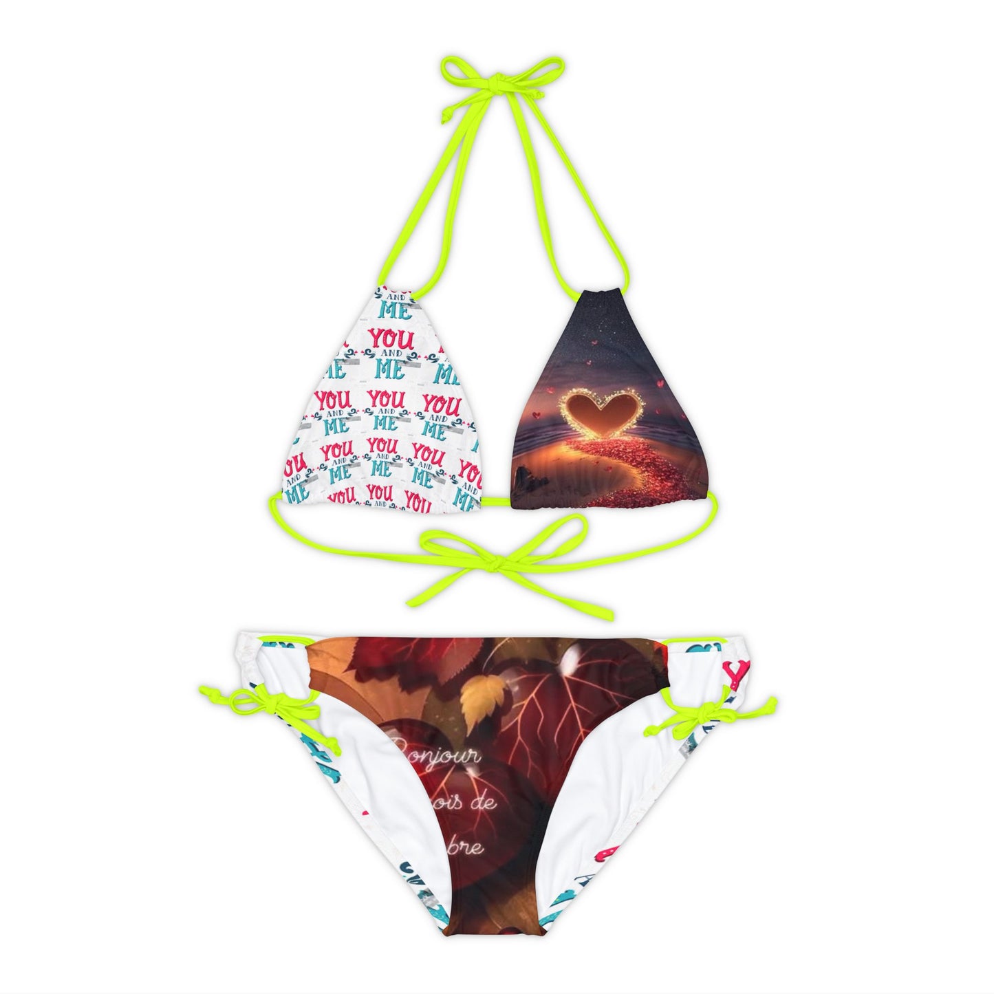 Strappy Bikini Set (AOP) s93